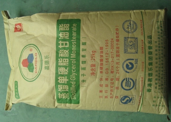 مستحلب الطعام Glycerol Monostearate E471 CAS 31566 31 1